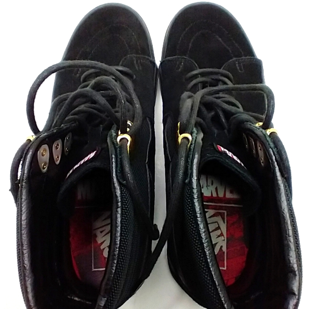Vans Marvel Black Panther Sk8-Hi Size 9 - image 7